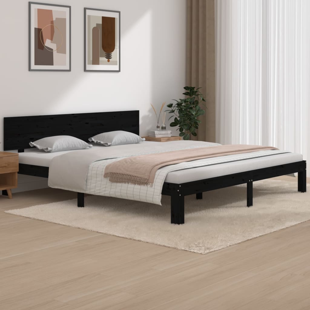 Bedframe massief hout 75x190 cm