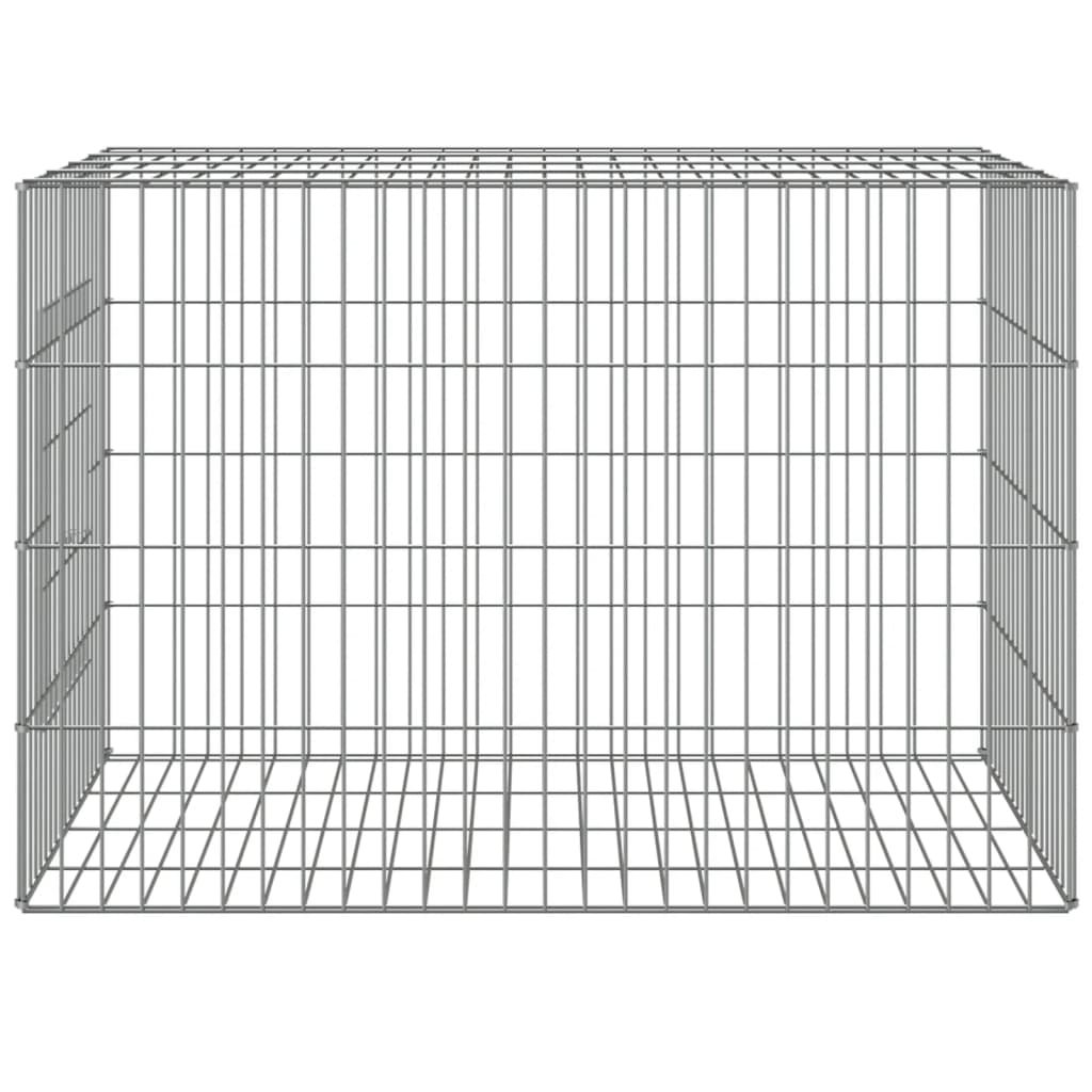 Konijnenkooi met 3 panelen 163x79x54 cm gegalvaniseerd ijzer