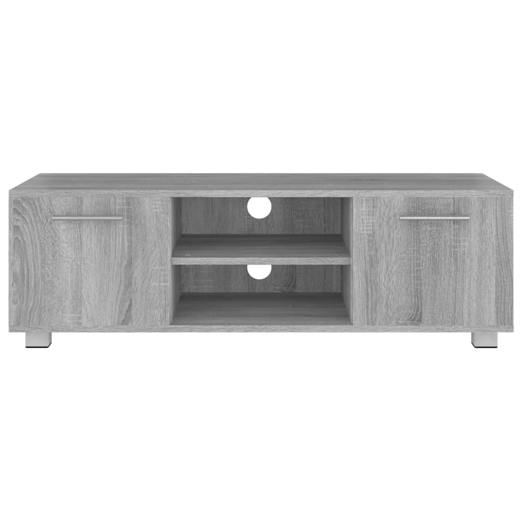 Tv-meubel 110x40x35 cm bewerkt hout eikenkleurig