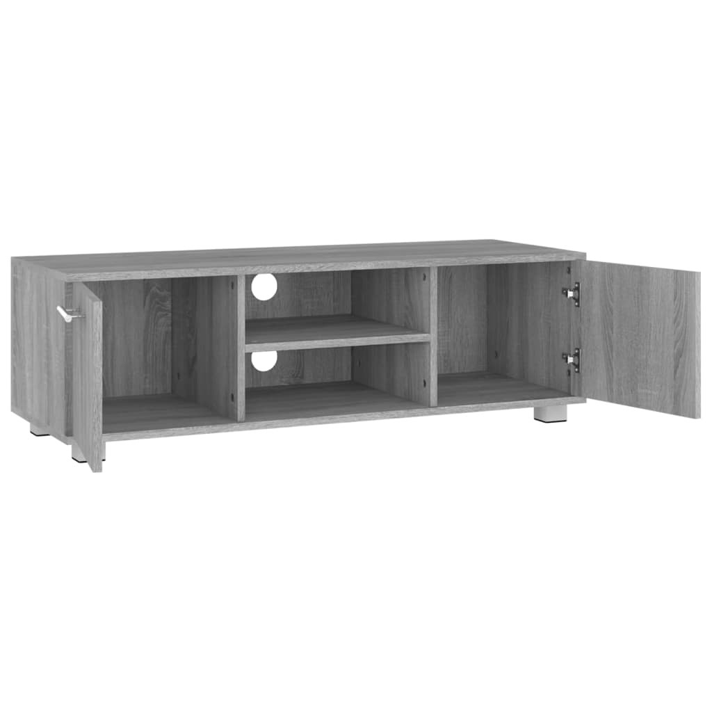 Tv-meubel 110x40x35 cm bewerkt hout eikenkleurig