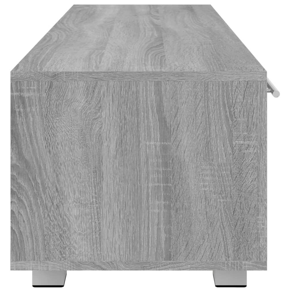 Tv-meubel 110x40x35 cm bewerkt hout eikenkleurig