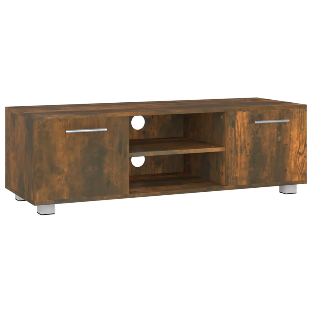 Tv-meubel 110x40x35 cm bewerkt hout eikenkleurig