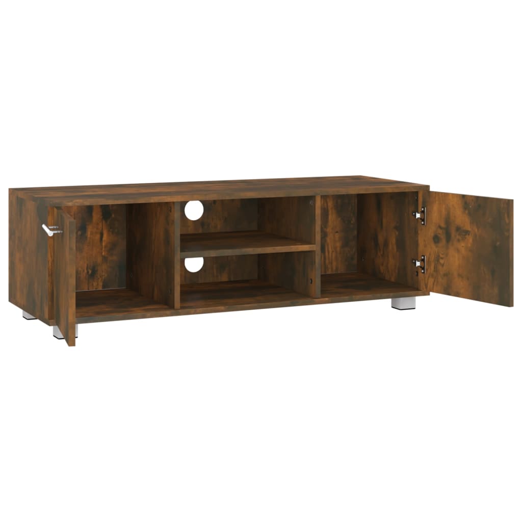 Tv-meubel 110x40x35 cm bewerkt hout eikenkleurig