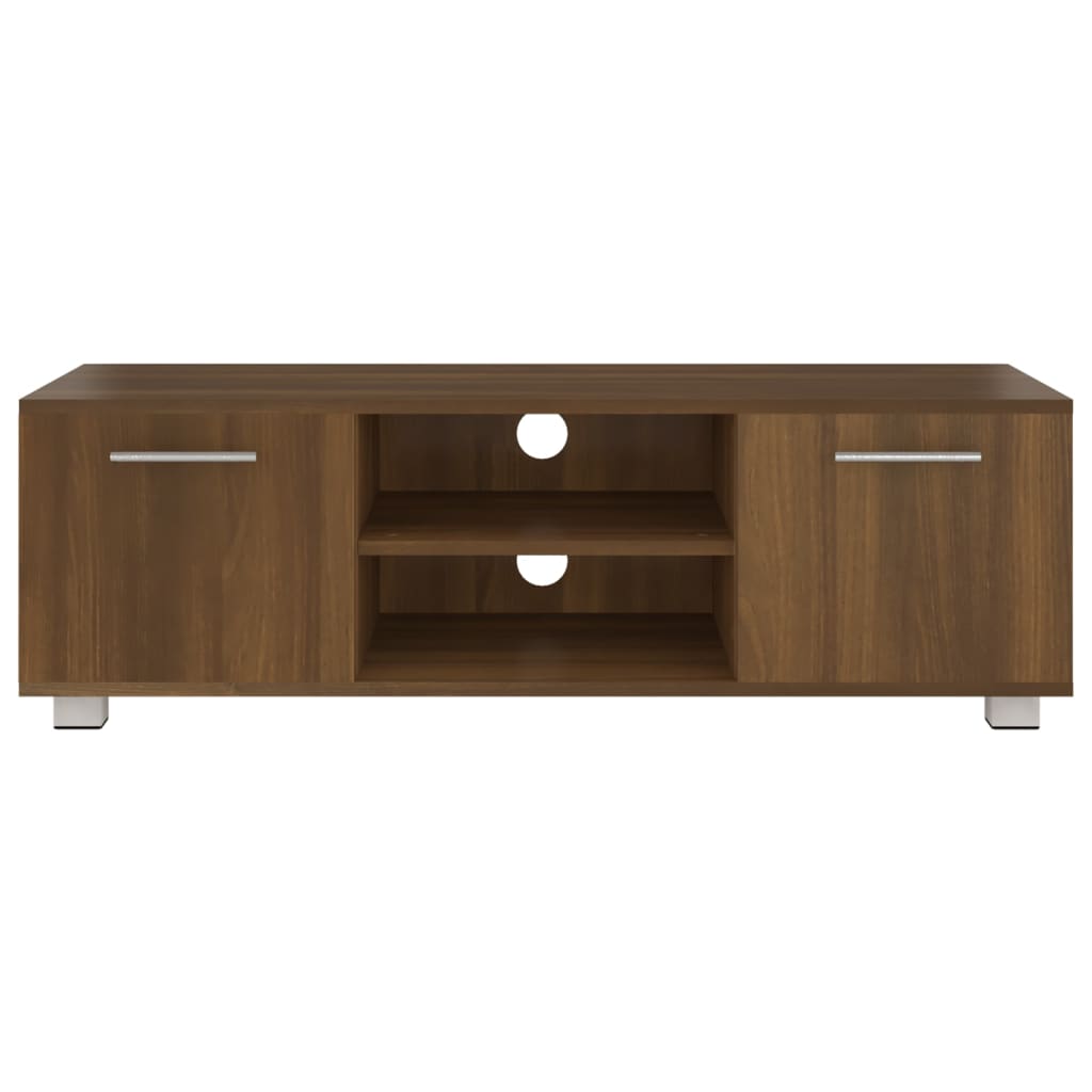 Tv-meubel 110x40x35 cm bewerkt hout eikenkleurig