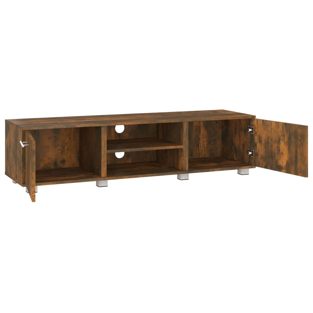 Tv-meubel 110x40x35 cm bewerkt hout eikenkleurig