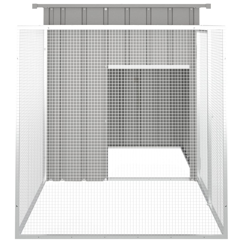 Kippenhok 200x91x100 cm gegalvaniseerd staal