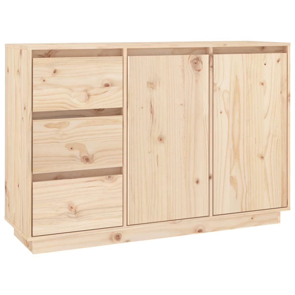 Dressoir 111x34x75 cm massief grenenhout