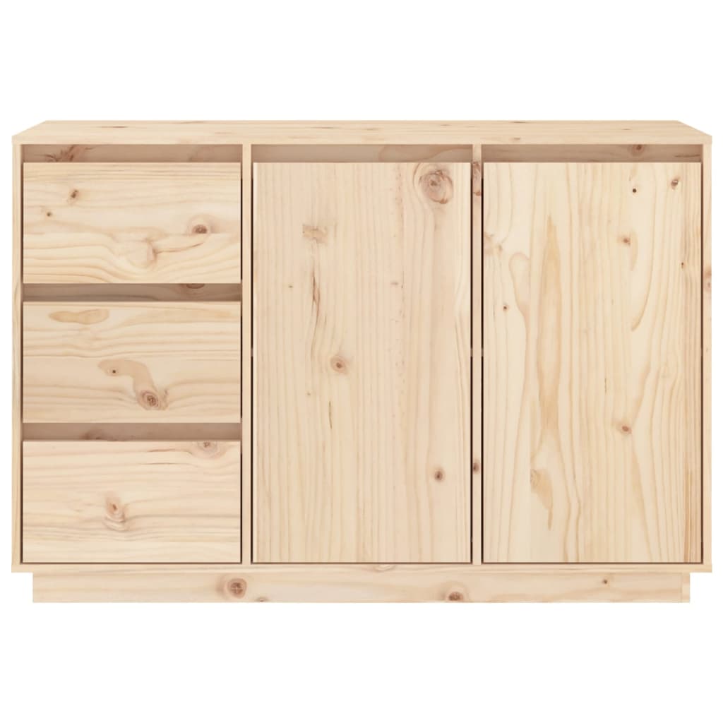 Dressoir 111x34x75 cm massief grenenhout