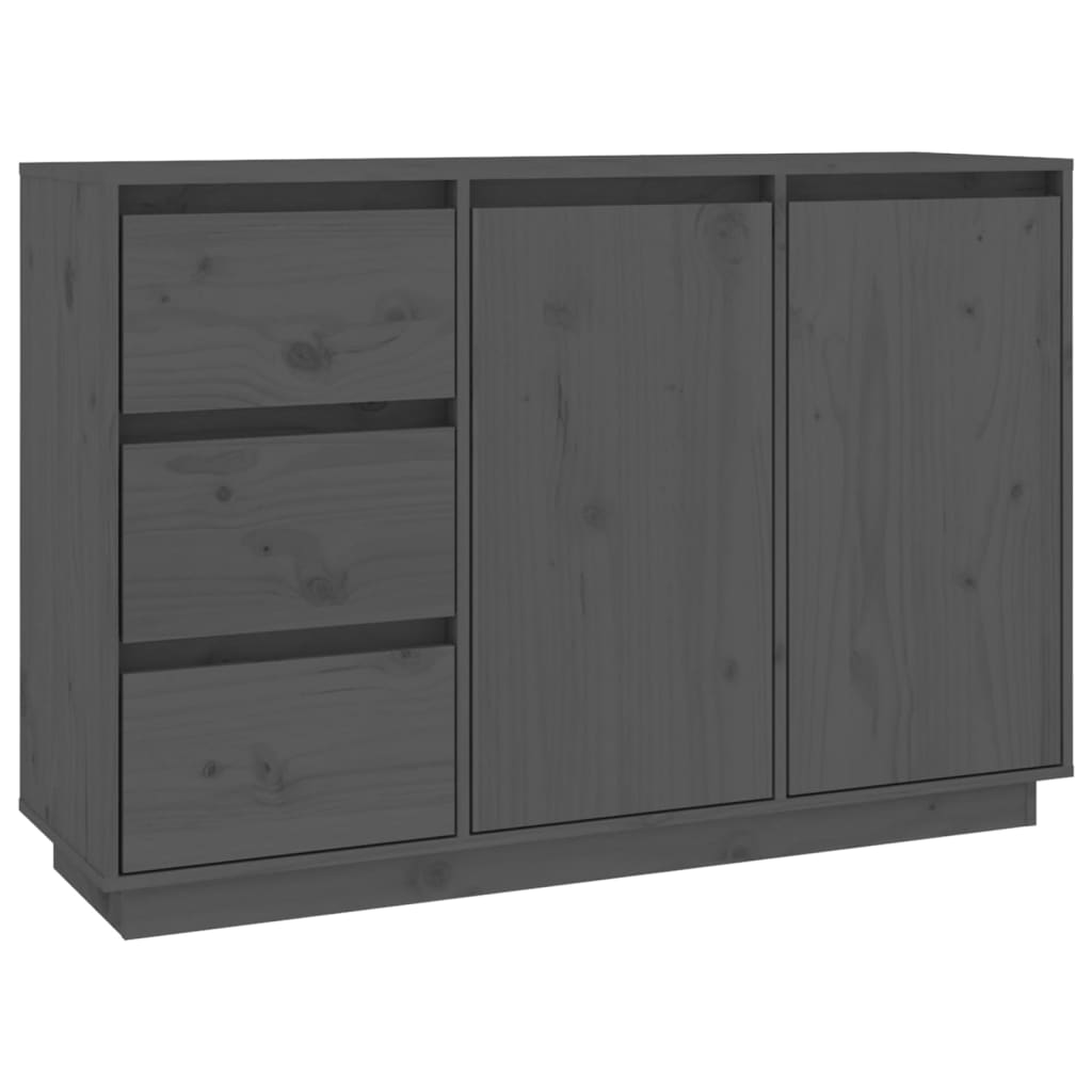 Dressoir 111x34x75 cm massief grenenhout