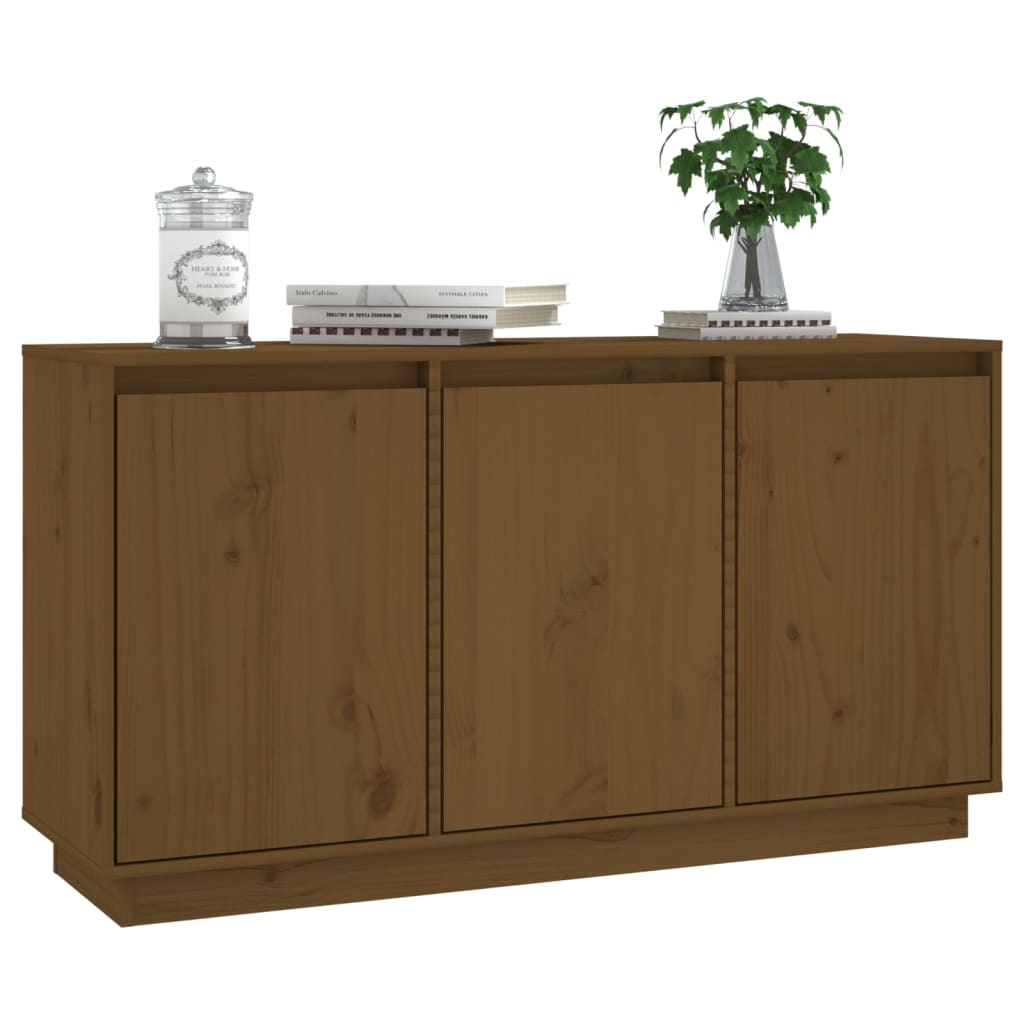 Dressoir 111x34x60 cm massief grenenhout