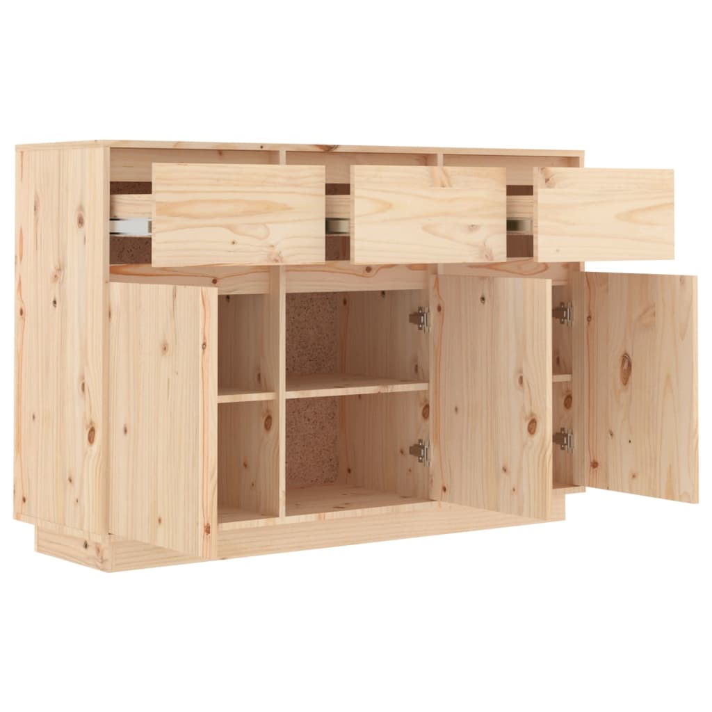 Dressoir 110x34x75 cm massief grenenhout