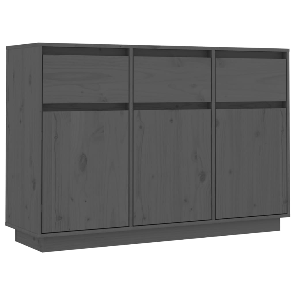 Dressoir 110x34x75 cm massief grenenhout