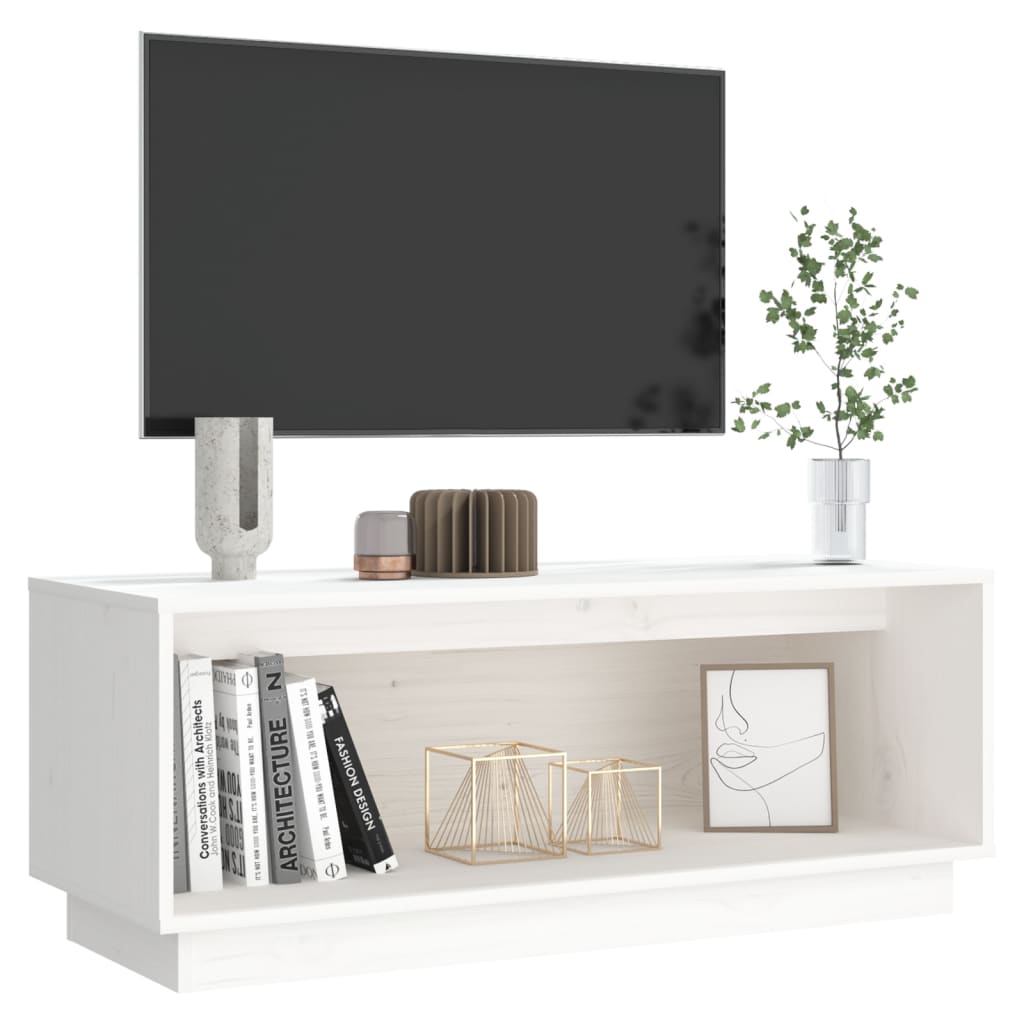 Tv-meubel 90x35x35 cm massief grenenhout