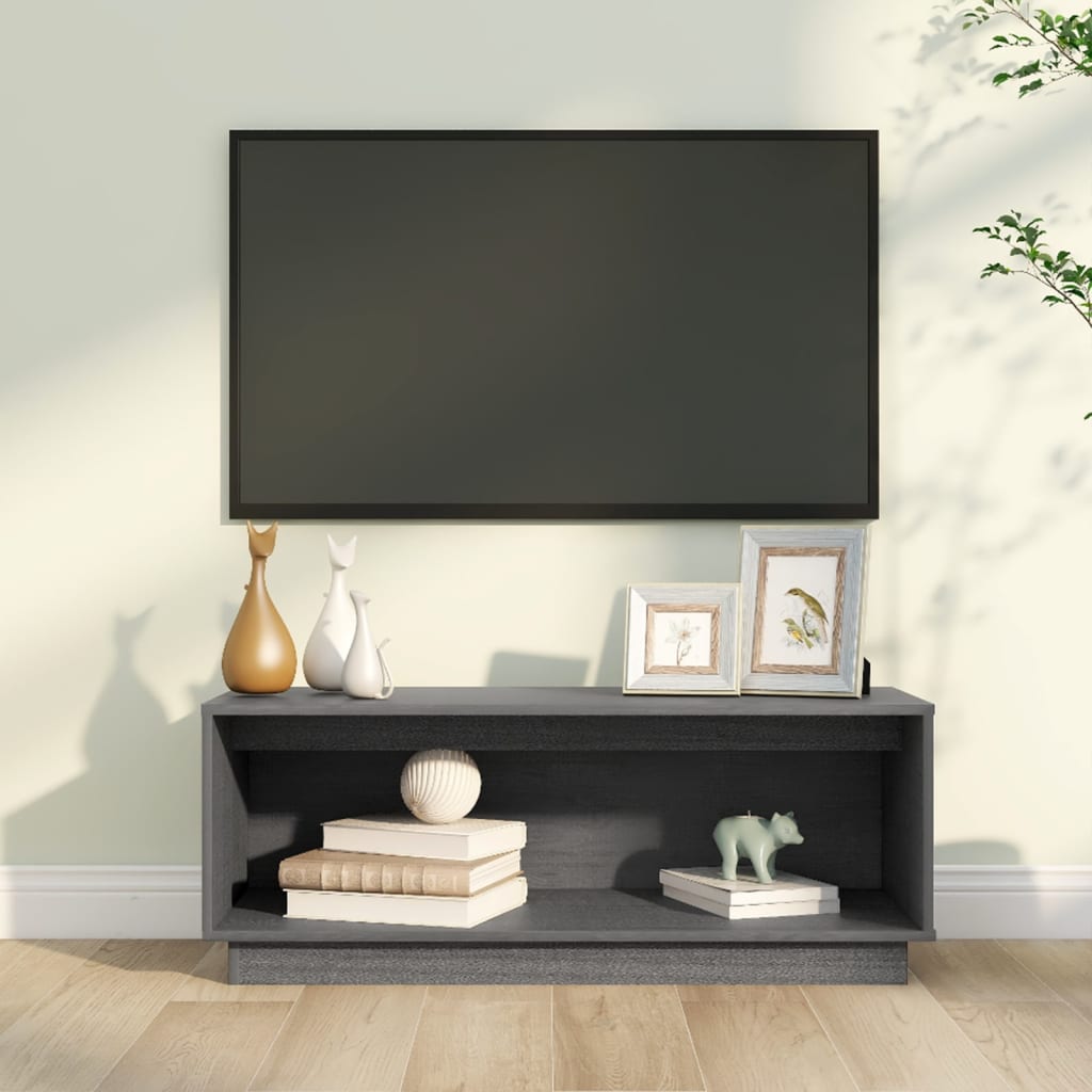 Tv-meubel 90x35x35 cm massief grenenhout