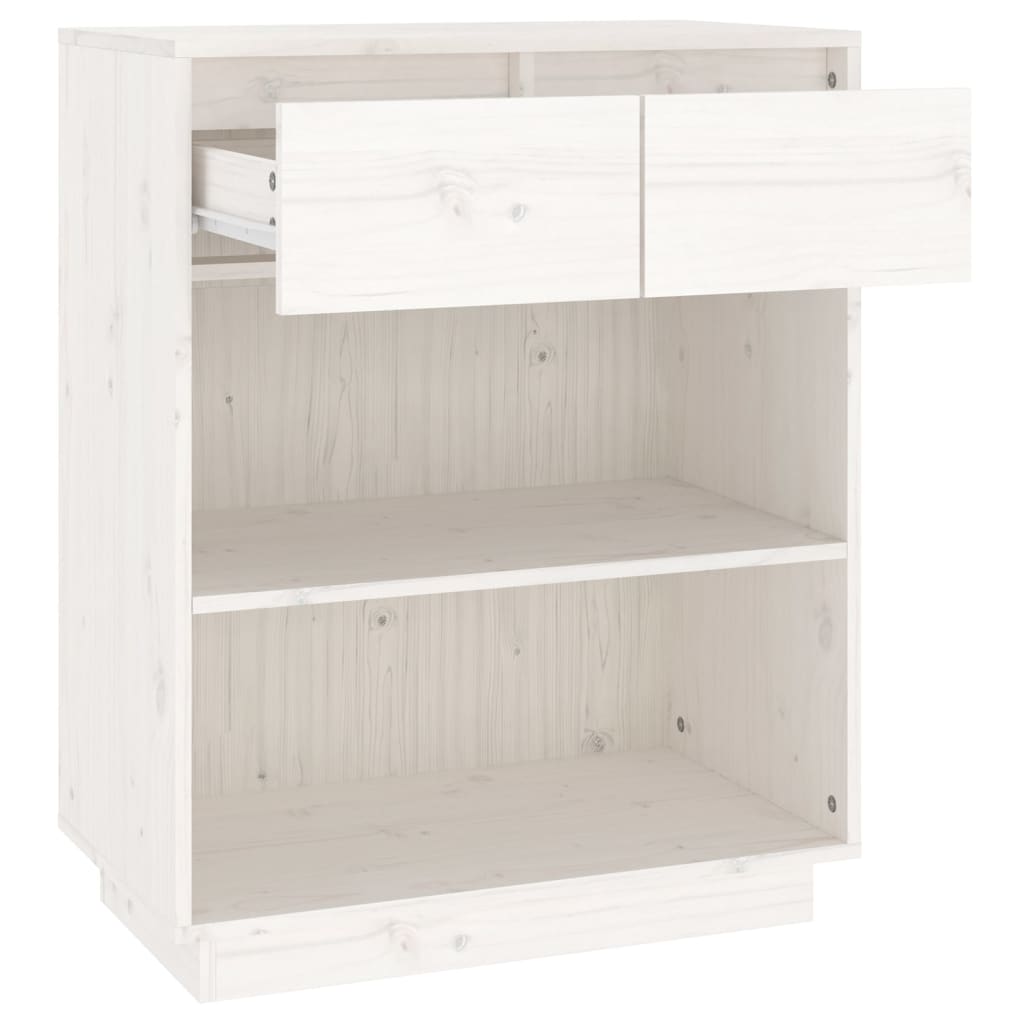 Wandkast 60x34x75 cm massief grenenhout