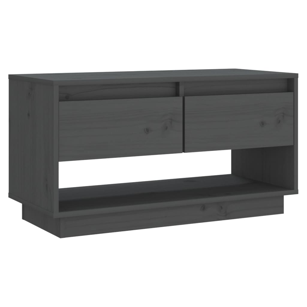 Tv-meubel 74x34x40 cm massief grenenhout