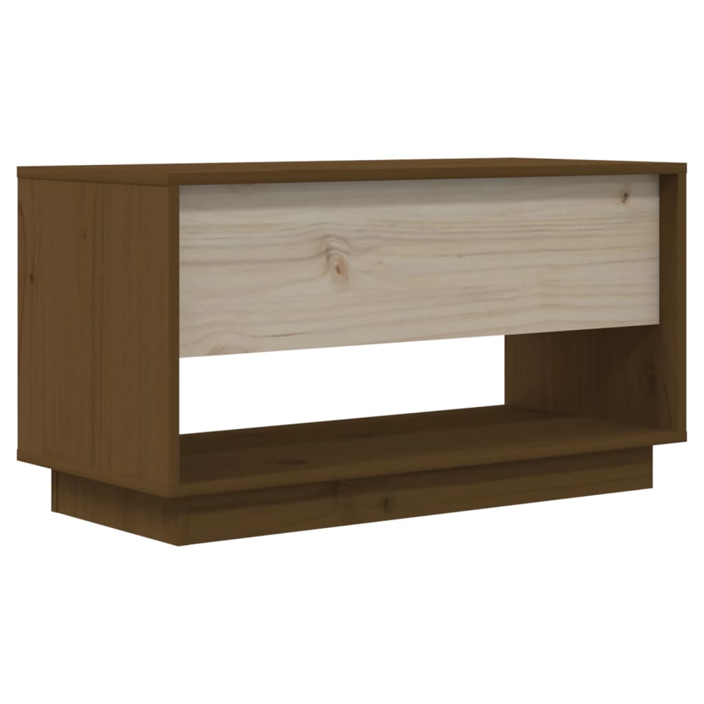 Tv-meubel 74x34x40 cm massief grenenhout