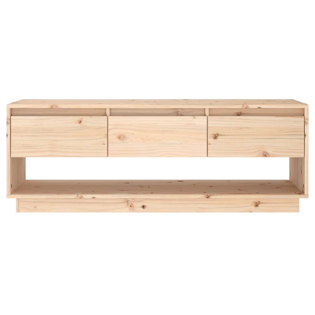 Tv-meubel 110,5x34x40 cm massief grenenhout