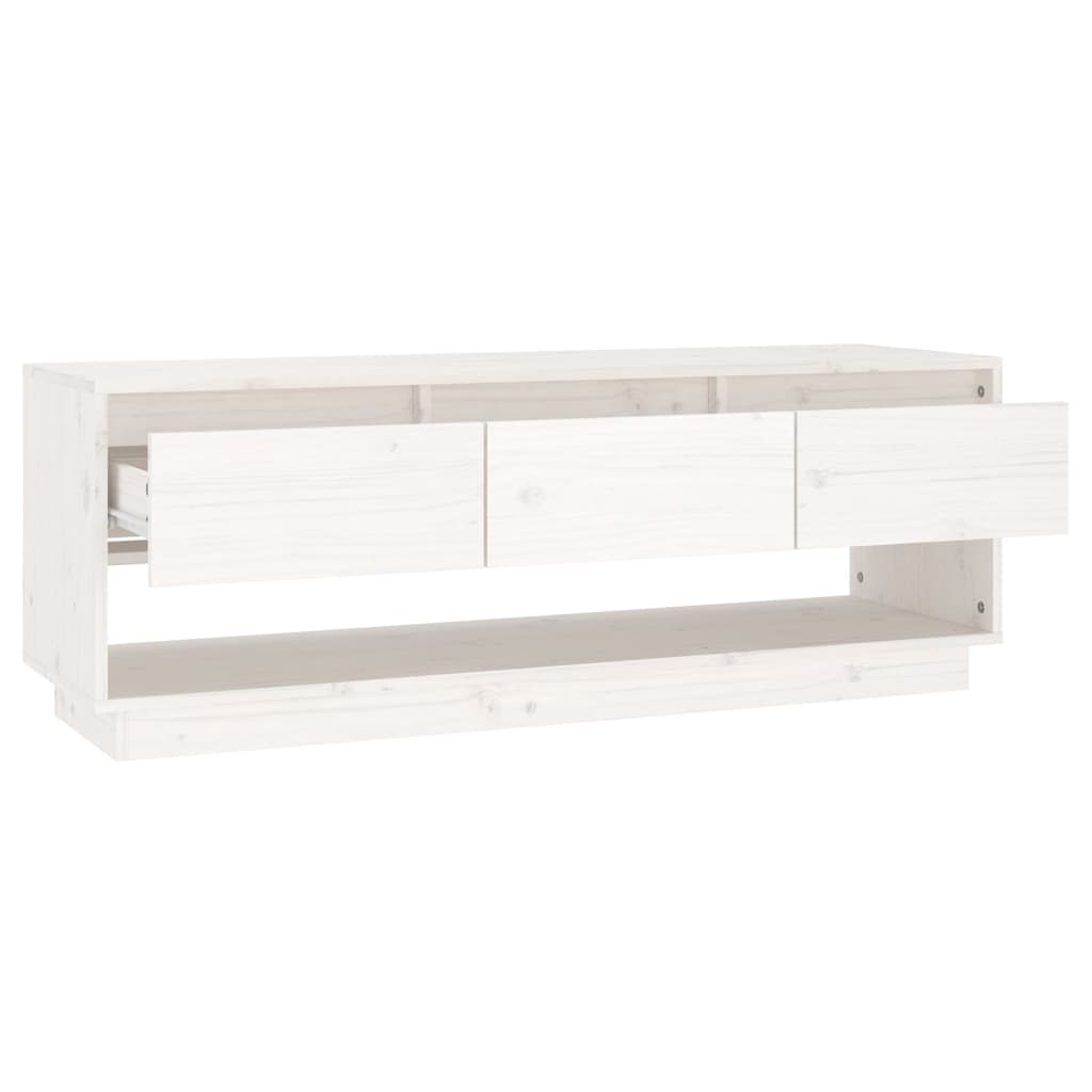 Tv-meubel 110,5x34x40 cm massief grenenhout