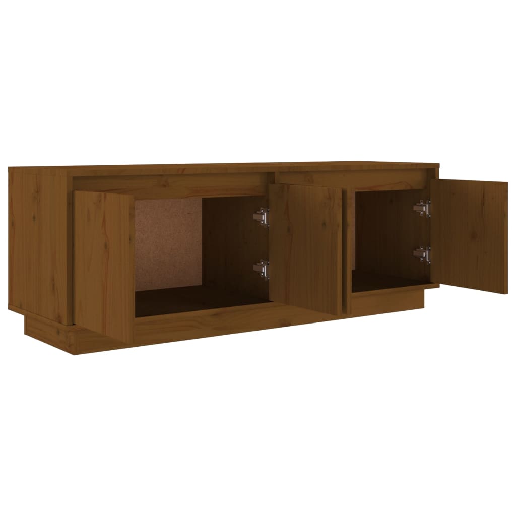 Tv-meubel 110x34x40 cm massief grenenhout