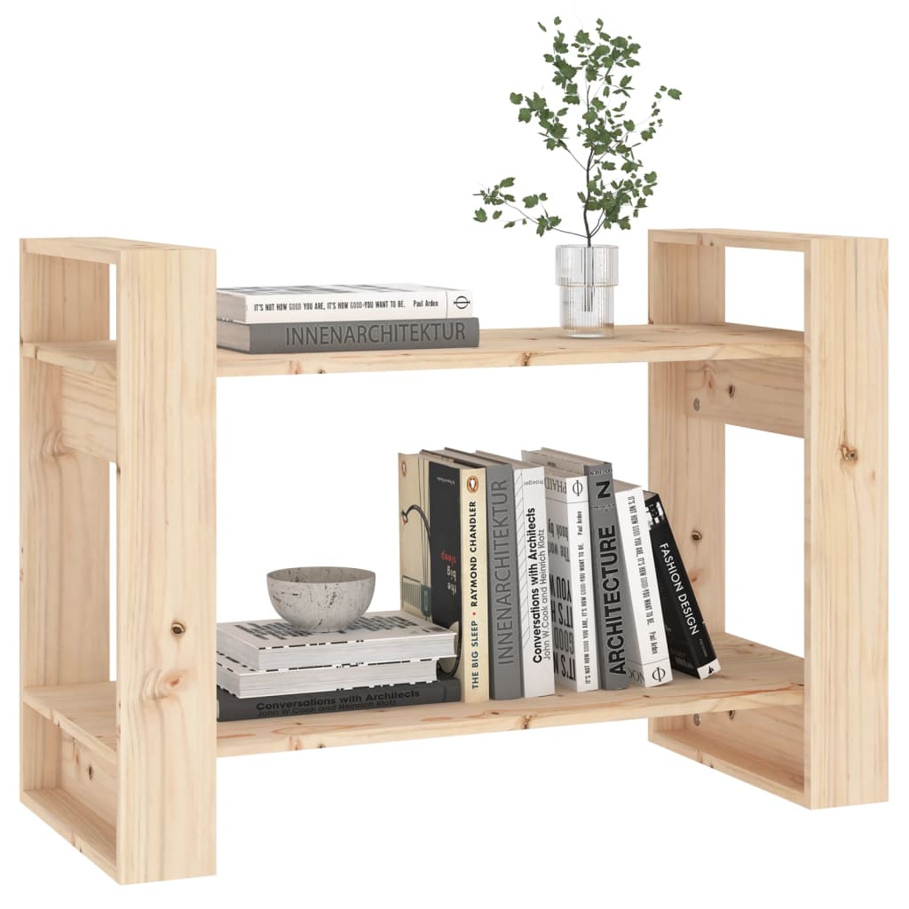 Boekenkast/kamerscherm 80x35x56,5 cm massief hout