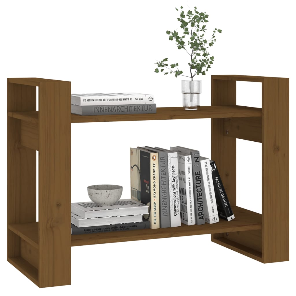 Boekenkast/kamerscherm 80x35x56,5 cm massief hout