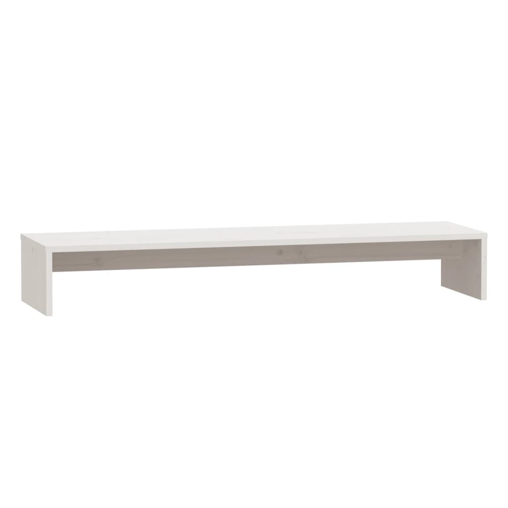 Monitorstandaard 100x27x15 cm massief grenenhout