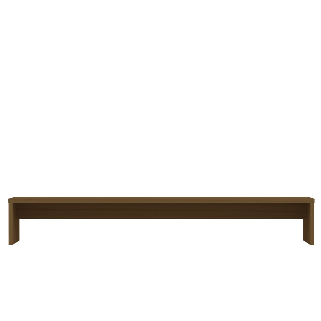 Monitorstandaard 100x27x15 cm massief grenenhout