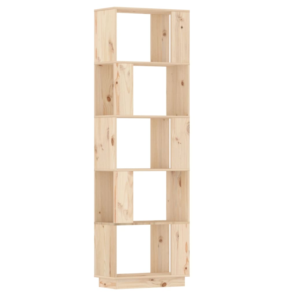 Boekenkast/kamerscherm 51x25x163,5 cm massief hout