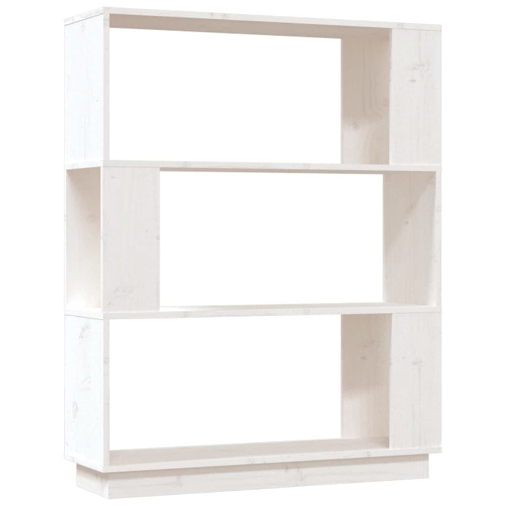 Boekenkast/kamerscherm 80x25x101 cm massief grenenhout