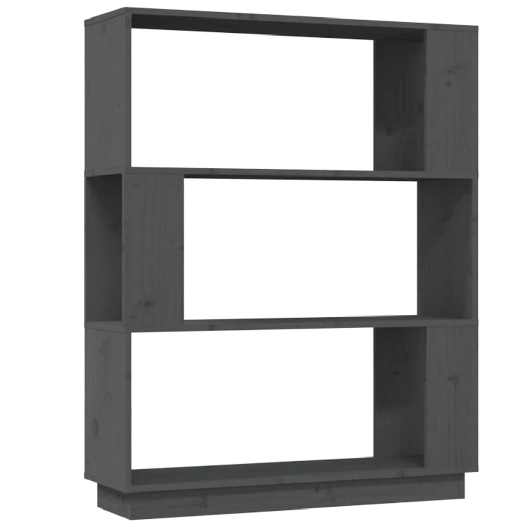 Boekenkast/kamerscherm 80x25x101 cm massief grenenhout