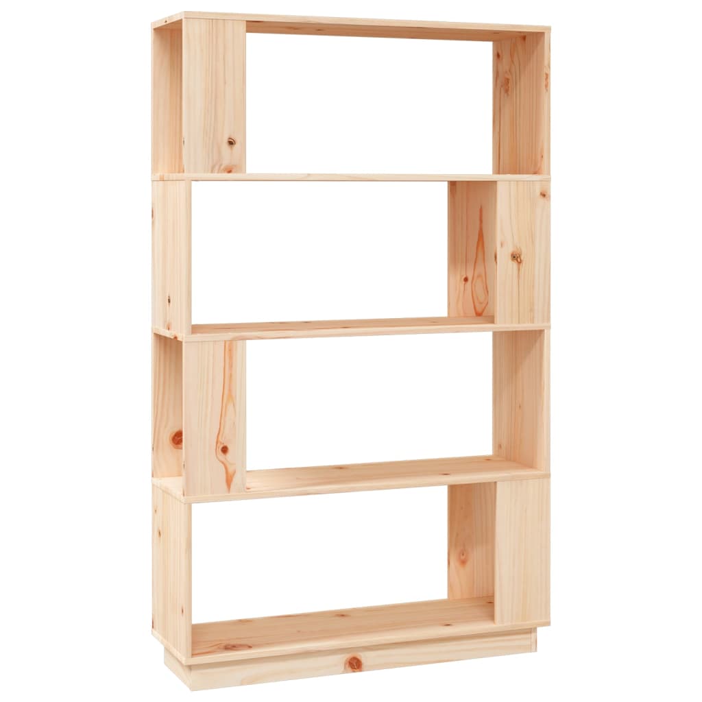 Boekenkast/kamerscherm 80x25x132 cm massief hout