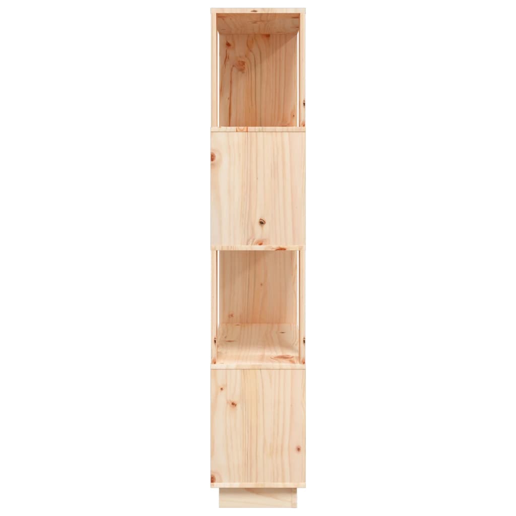 Boekenkast/kamerscherm 80x25x132 cm massief hout