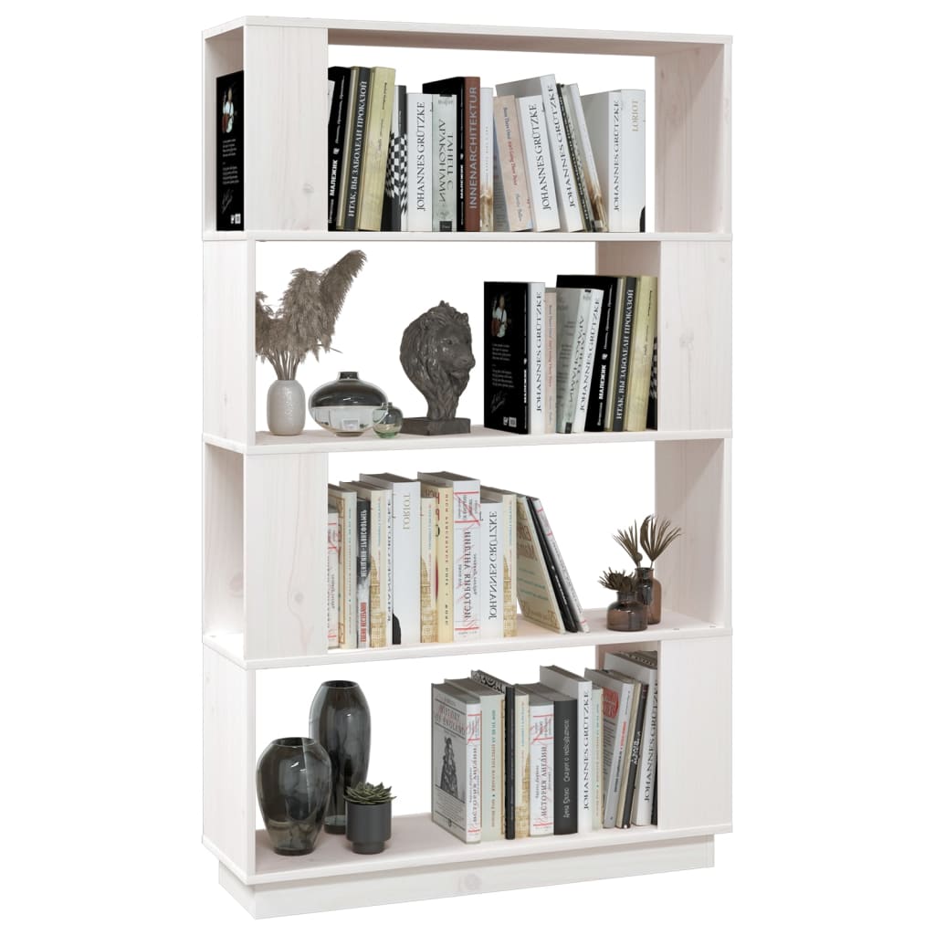 Boekenkast/kamerscherm 80x25x132 cm massief hout