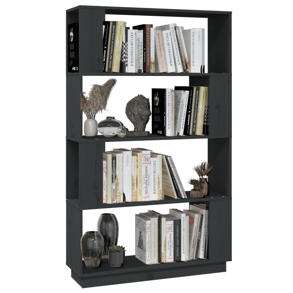 Boekenkast/kamerscherm 80x25x132 cm massief hout