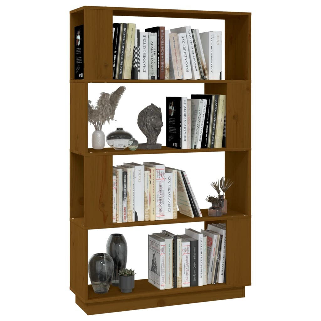 Boekenkast/kamerscherm 80x25x132 cm massief hout