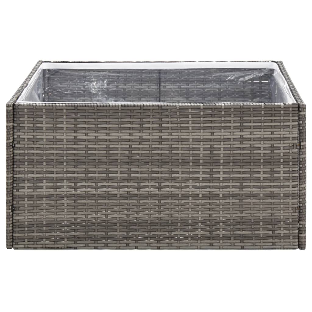 Plantenbak 157x80x40 cm poly rattan