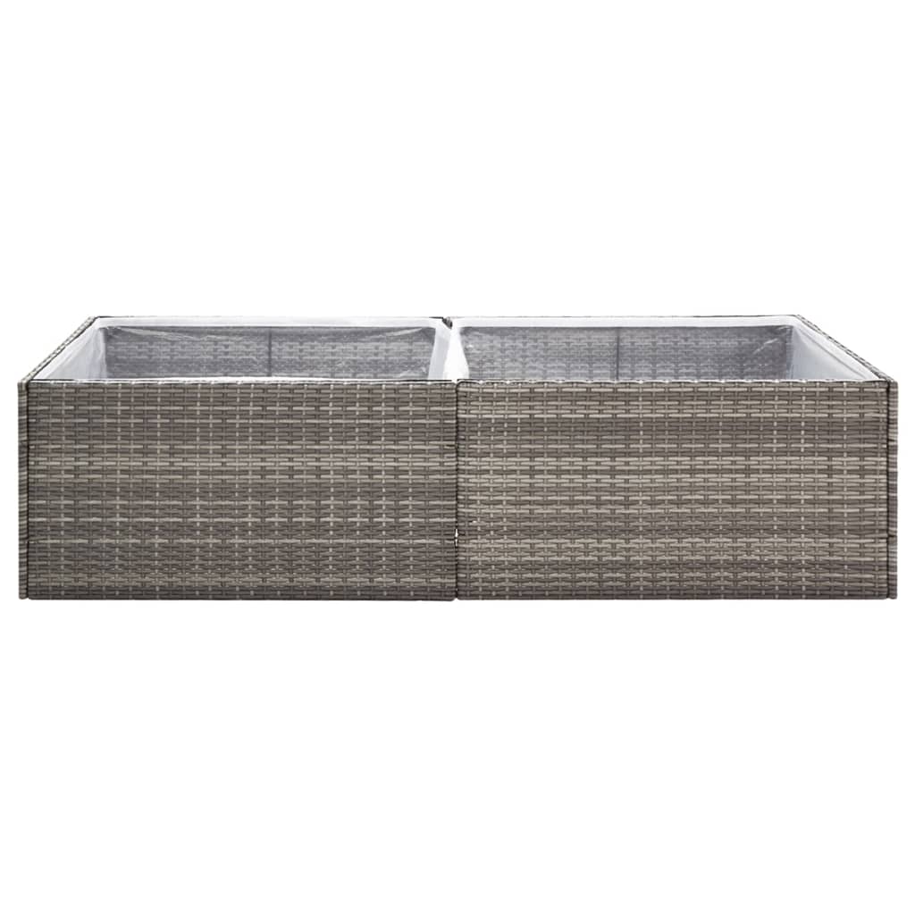 Plantenbak 157x80x40 cm poly rattan