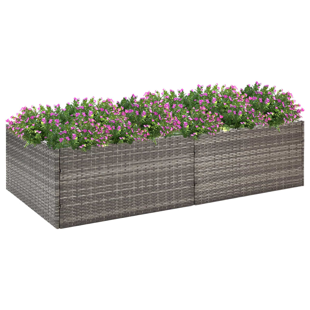 Plantenbak 80x80x80 cm poly rattan