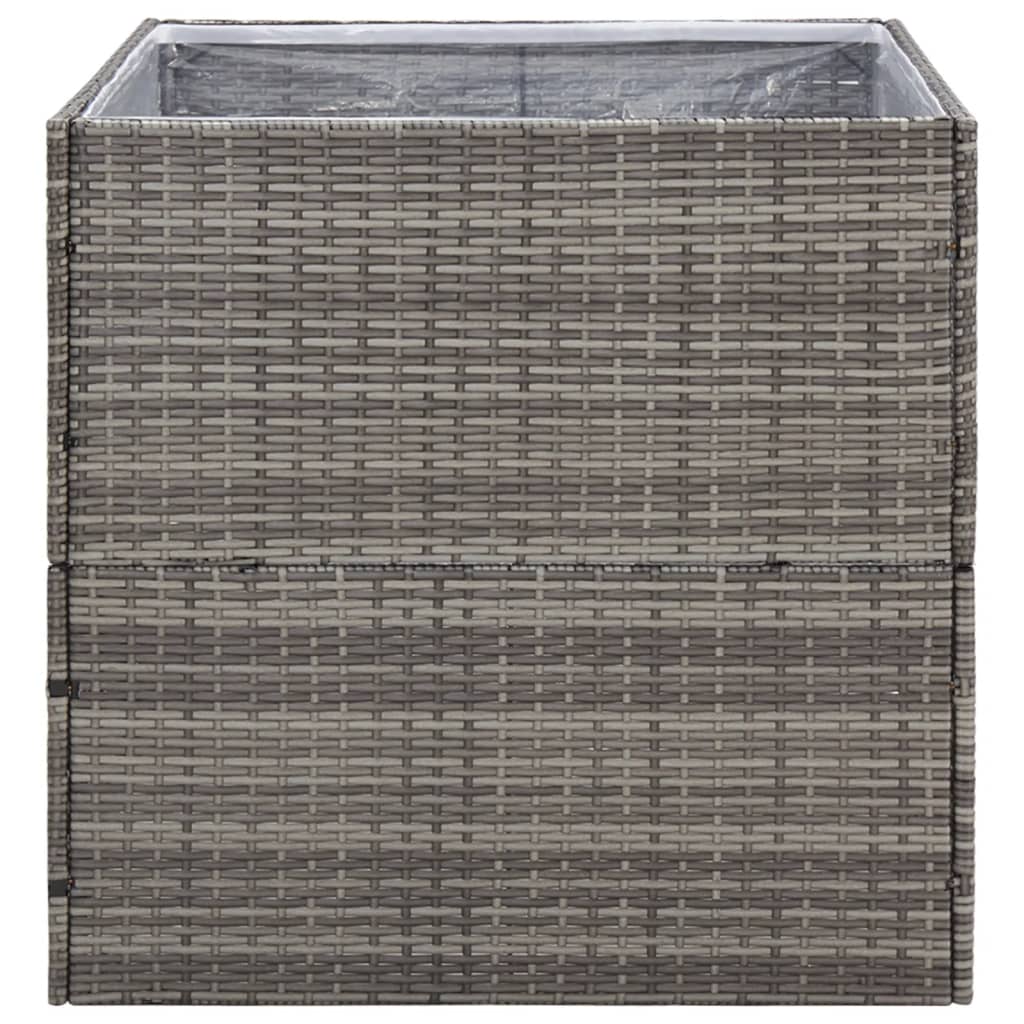 Plantenbak 80x80x80 cm poly rattan