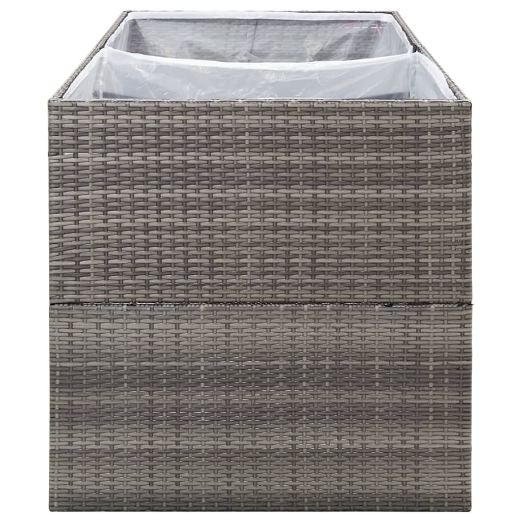 Plantenbak 80x80x80 cm poly rattan