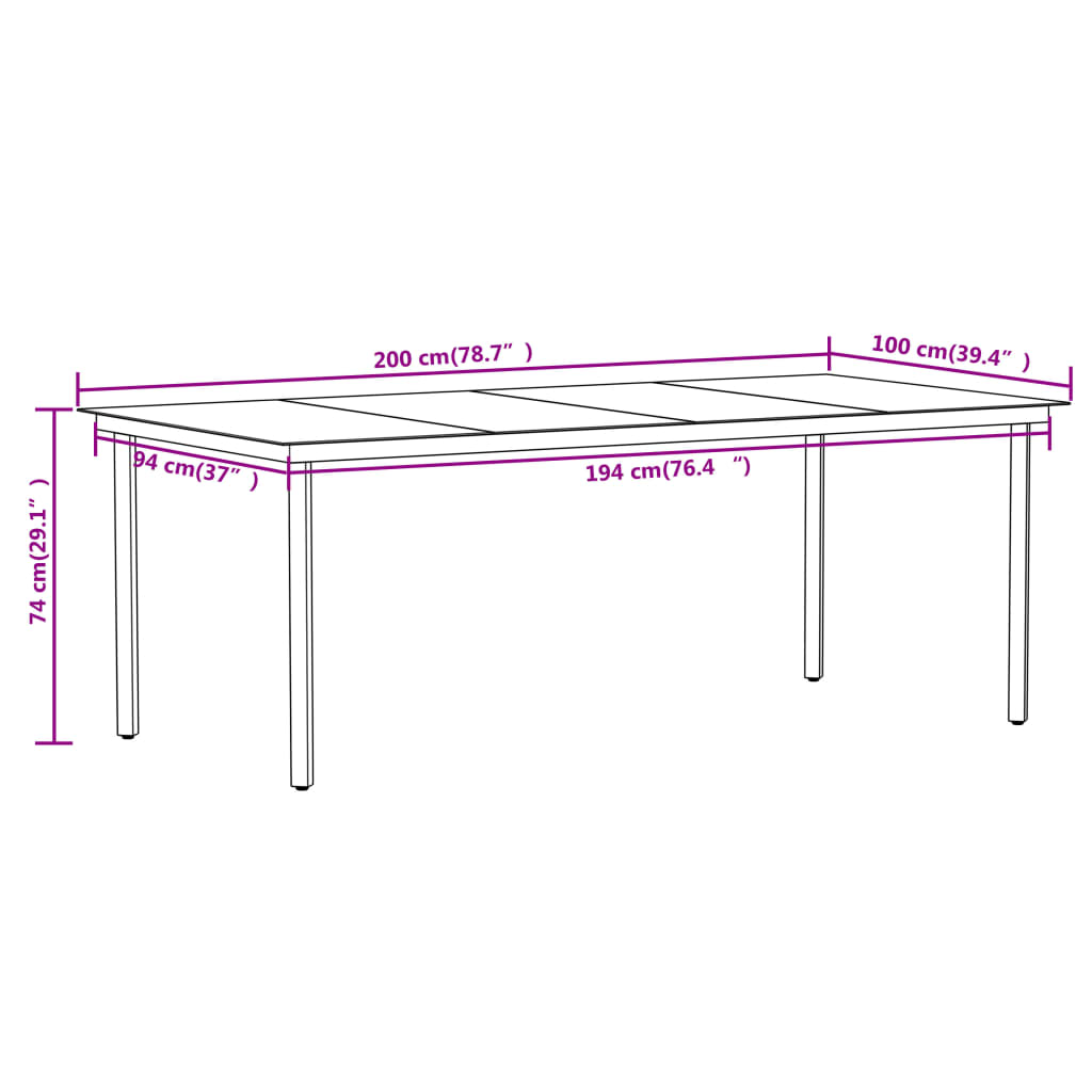 3-delige Tuinset