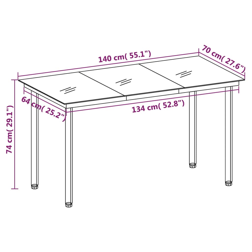 7-delige Tuinset