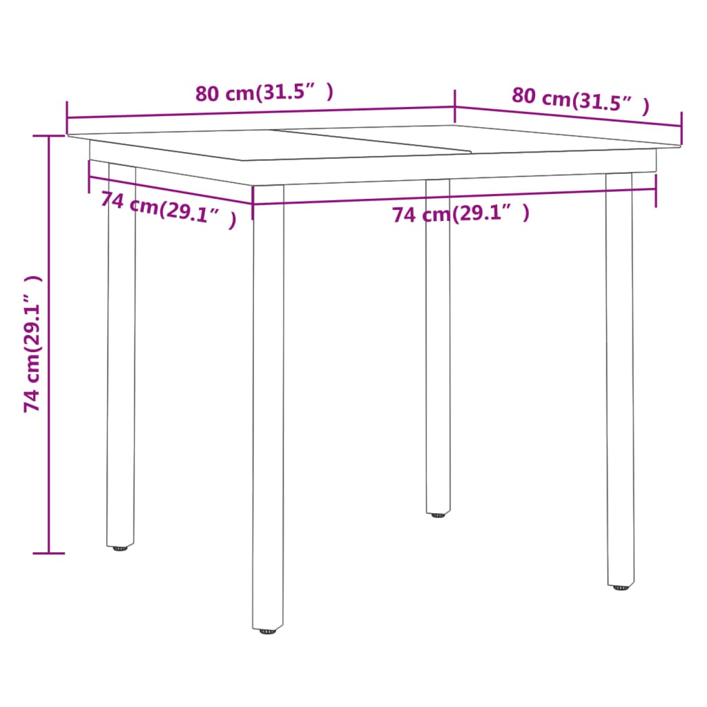 5-delige Tuinset