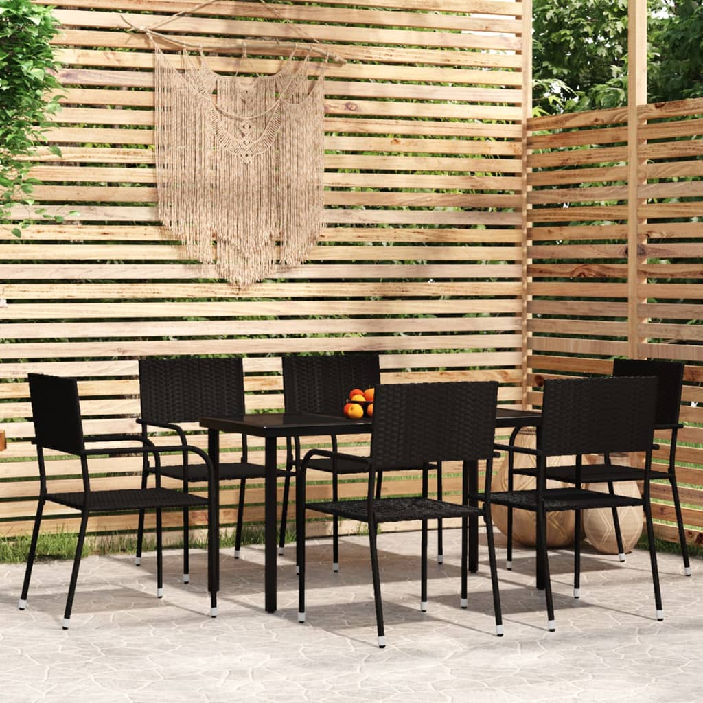 7-delige Tuinset poly rattan