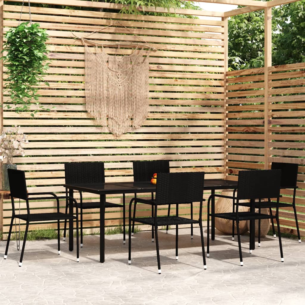 7-delige Tuinset poly rattan