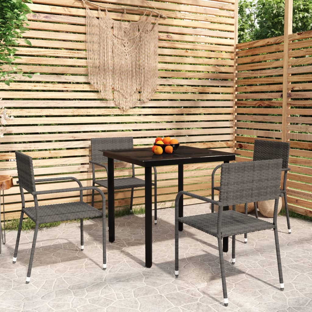 7-delige Tuinset poly rattan