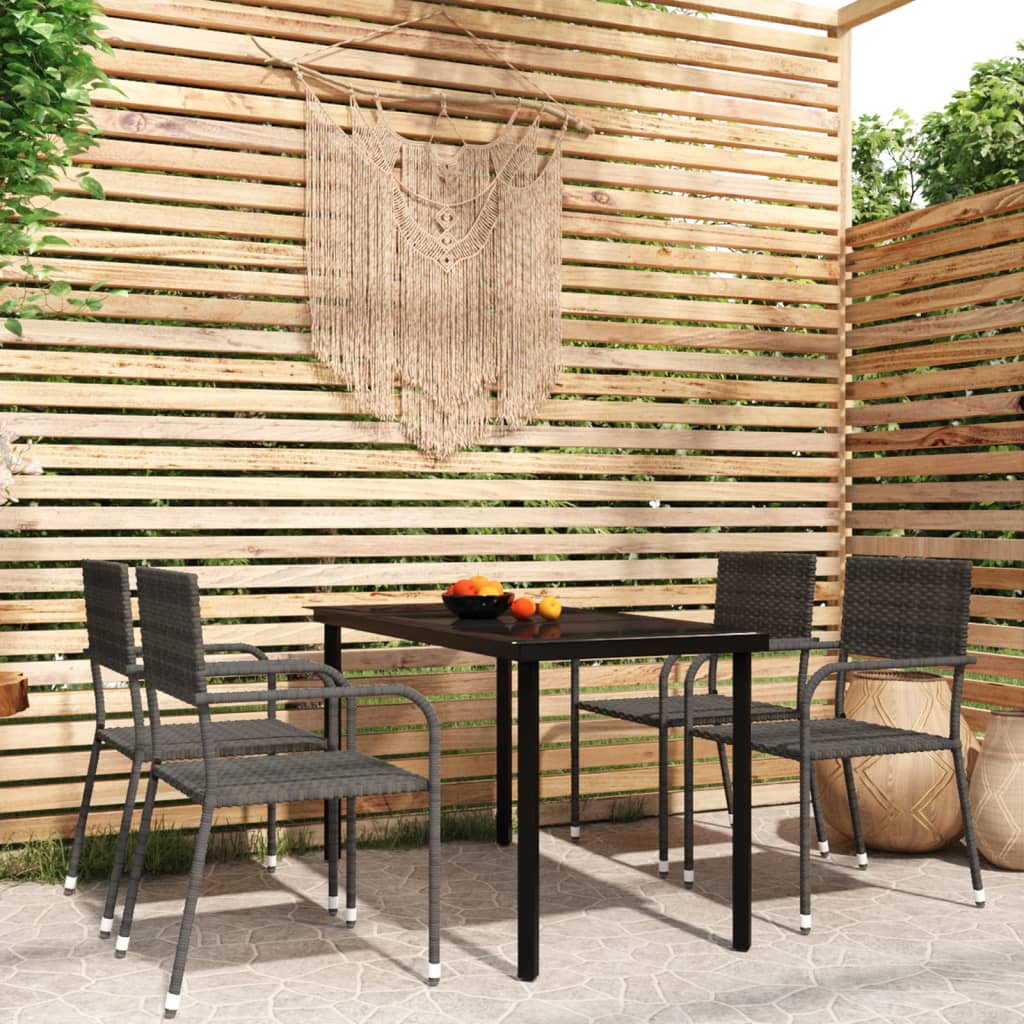 7-delige Tuinset poly rattan