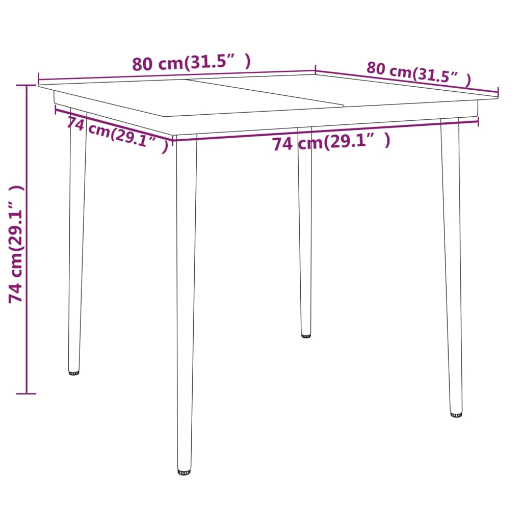 3-delige Tuinset