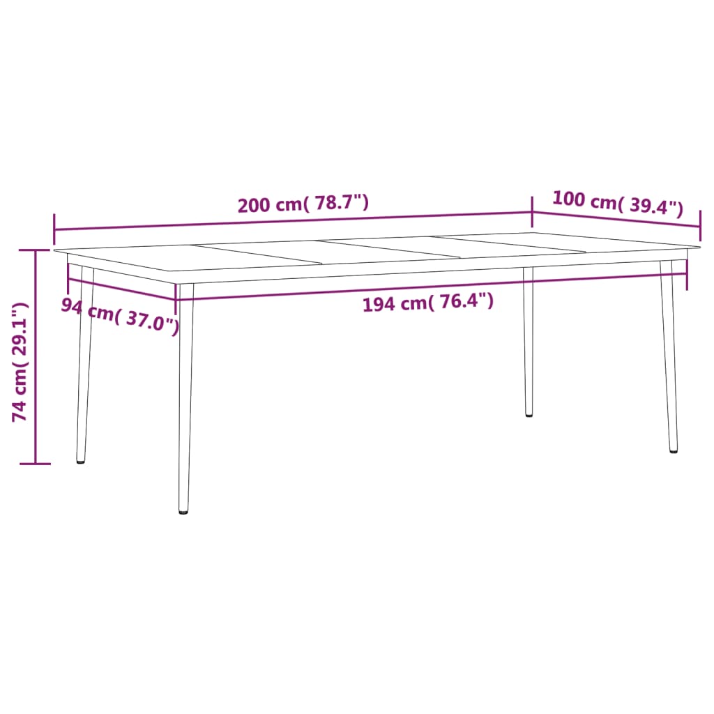 5-delige Tuinset met kussens poly rattan